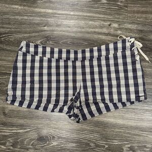 Patagonia Plaid Shorts With Tie up Side